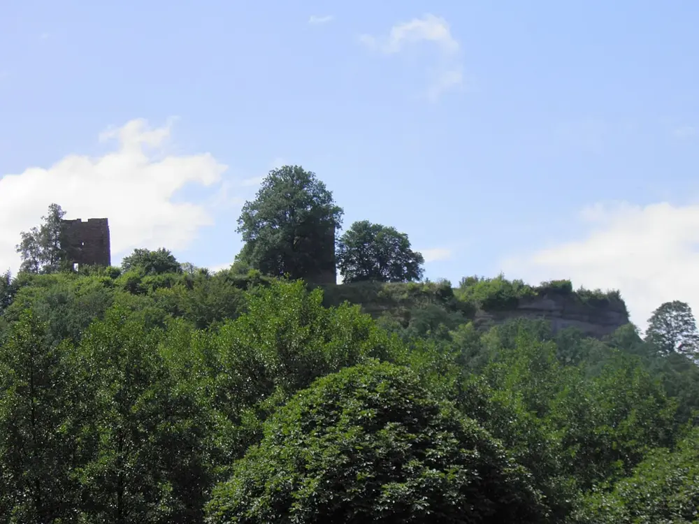 Vue de Château de Lutzelbourg